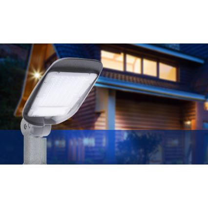 Aigostar - LED-Straßenleuchte SLIM LED/200W/230V 6500K IP65