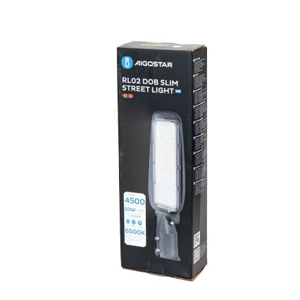 Aigostar - LED-Straßenleuchte SLIM LED/50W/230V 6500K IP65