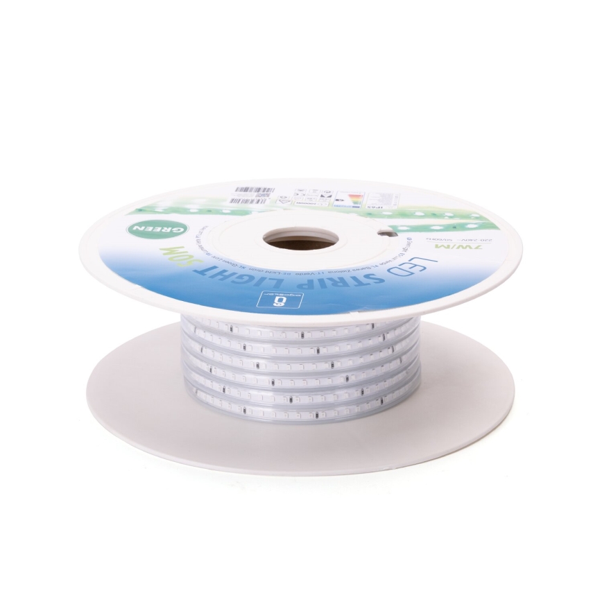 Aigostar - LED-Streifen 350 W / 230 V, 50 m, grün, IP65