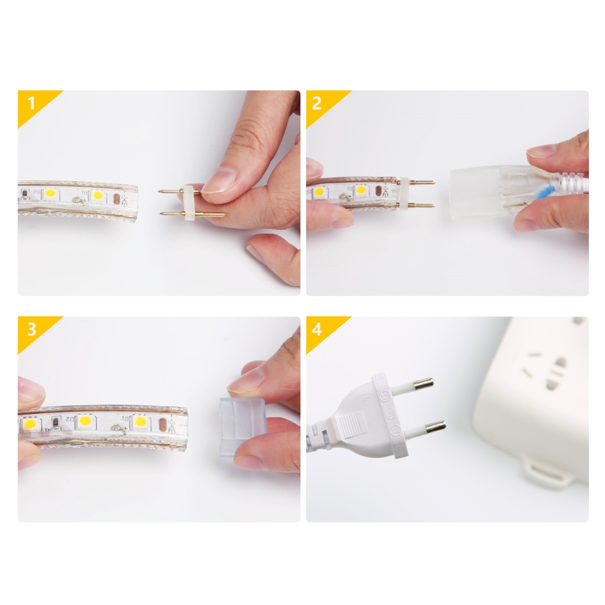 Aigostar - LED-Streifen für den Außenbereich 50m LED/350W/230V 6500K IP65