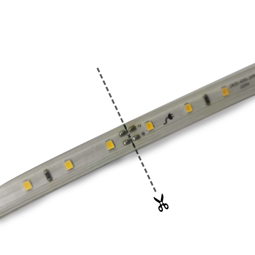 Aigostar - LED-Streifen LED/350W/230V 50m blau IP65