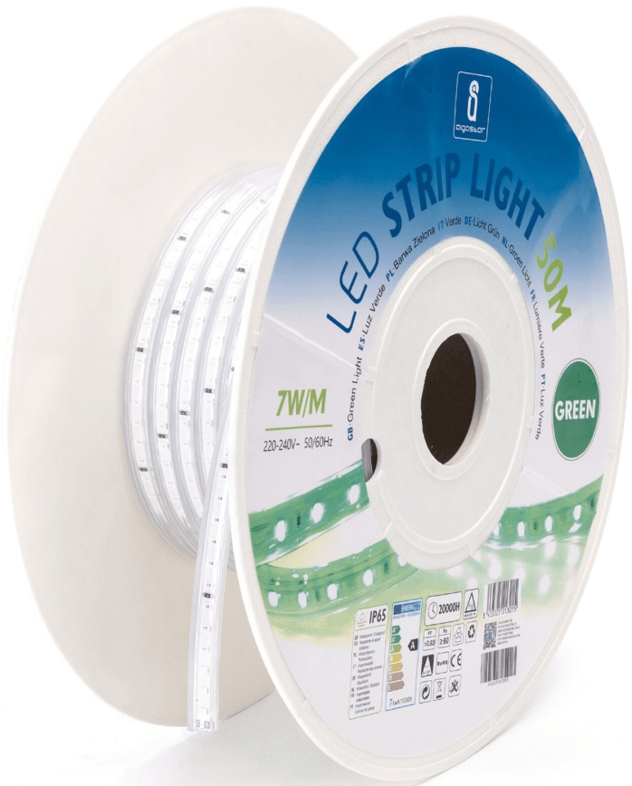 Aigostar - LED-Streifen LED/350W/230V 50m grün IP65