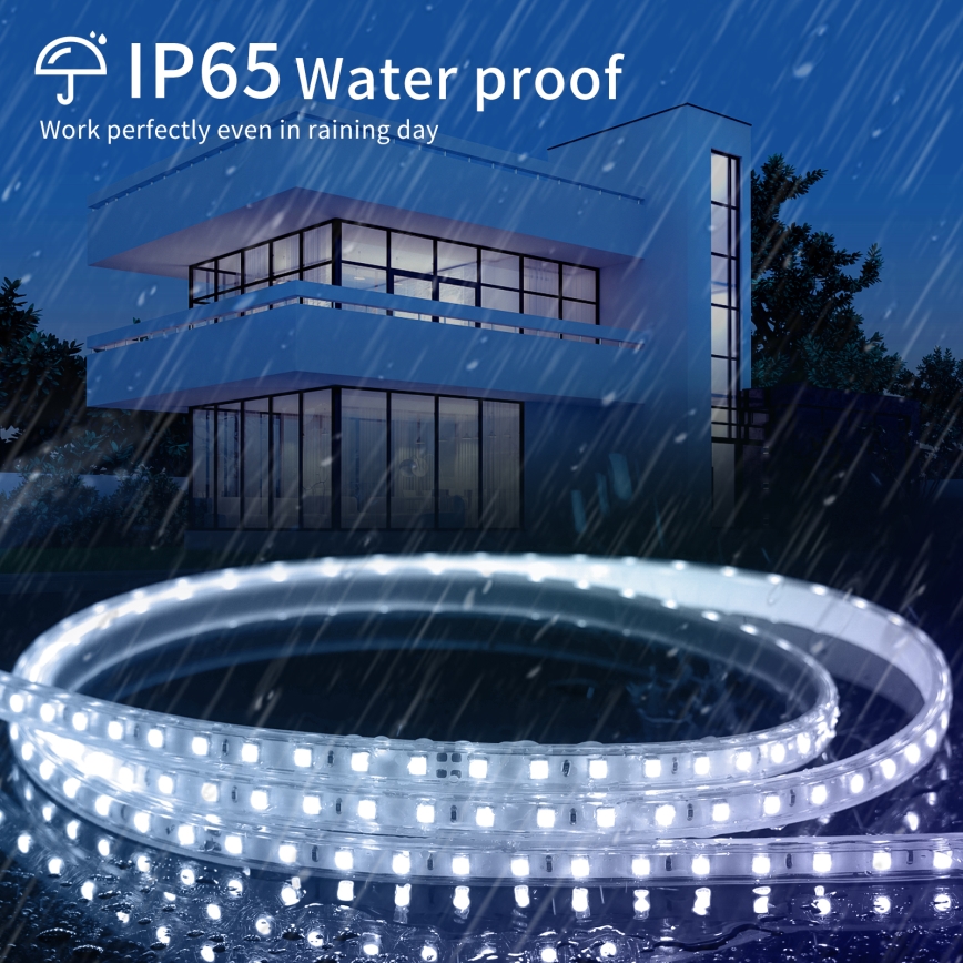 Aigostar - LED-Streifen LED/400W/230V 50m 3000K IP65