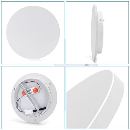 Aigostar - LED-Wandbeleuchtung LED/12W/230V 3000K 25 cm weiß