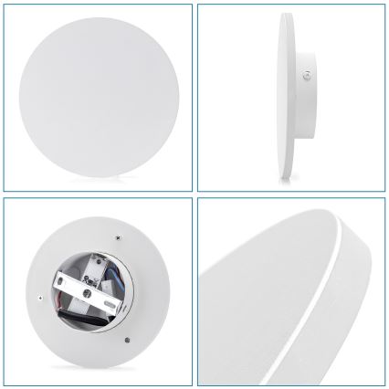 Aigostar - LED-Wandbeleuchtung LED/6,5W/230V 6500K 18 cm weiß