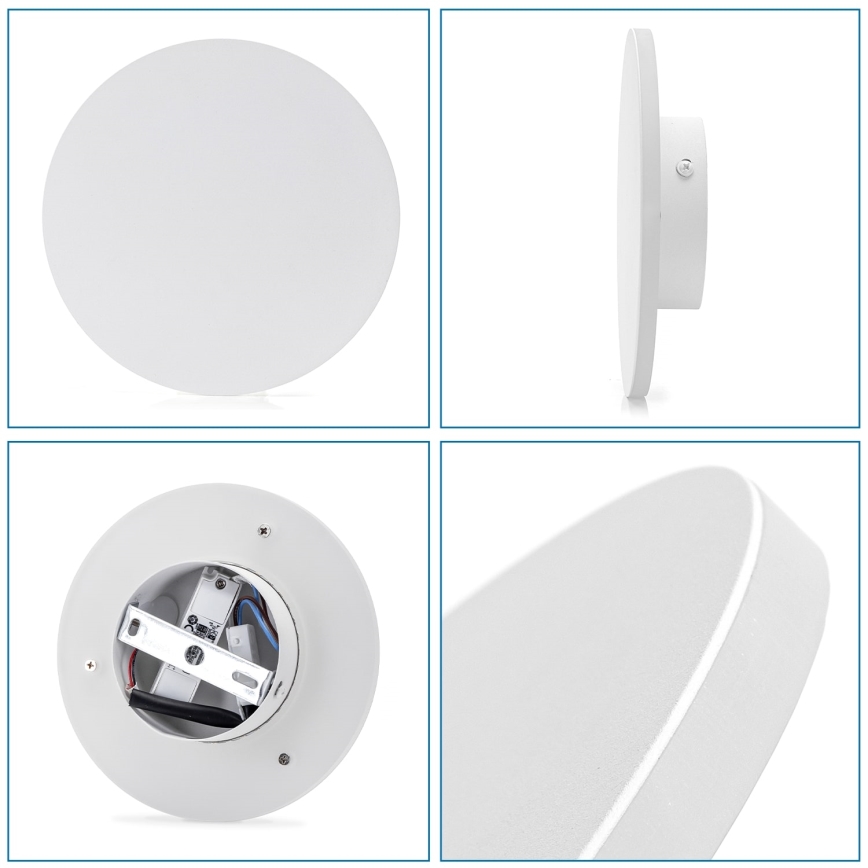 Aigostar - LED-Wandbeleuchtung LED/6,5W/230V 6500K 18 cm weiß