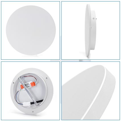 Aigostar - LED-Wandleuchte LED/12W/230V 6500K 25 cm weiß