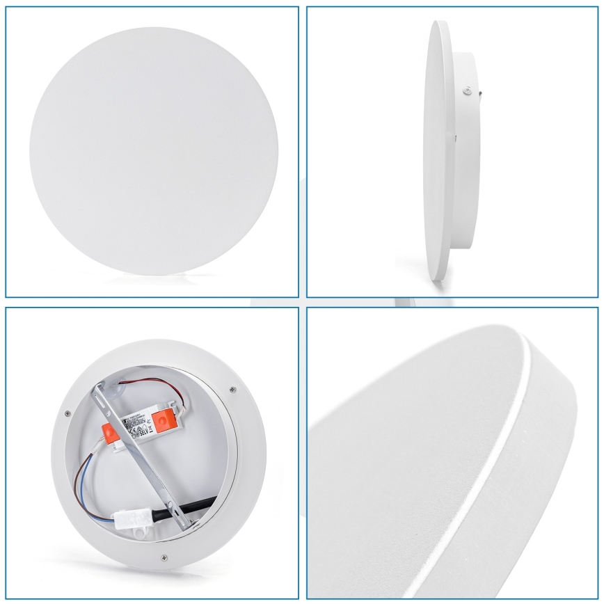 Aigostar - LED-Wandleuchte LED/12W/230V 6500K 25 cm weiß
