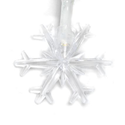 Aigostar - LED-Weihnachts-Lichterkette 20xLED/3xAA 3,3m Schneeflocken