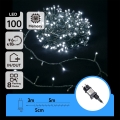 Aigostar - LED Weihnachts-Lichterkette für den Außenbereich 100xLED/8 Funktionen 8m IP44 kaltweiß