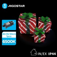 Aigostar- LED-Weihnachtsdeko für den Außenbereich 3,6W/31/230V 6500K 20/25/30cm IP44 Geschenke