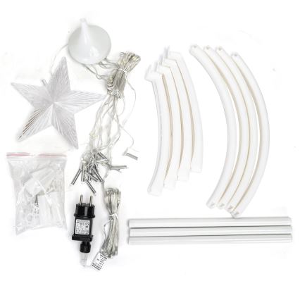 Aigostar - LED-Weihnachtsdekoration für den Außenbereich LED/3,6W/230V 120 cm IP44 kaltweiß