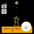 Aigostar - LED Weihnachtsdekoration LED/3xAAA Engel 21 cm