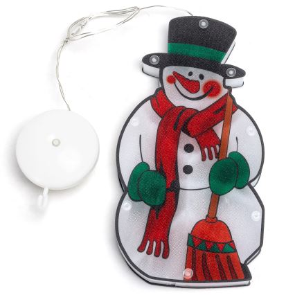 Aigostar - LED-Weihnachtsdekoration LED/3xAAA Schneemann 25cm