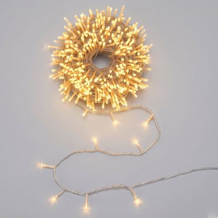 Aigostar - LED Weihnachtskette 50xLED/3xAA 5,3m warmweiß