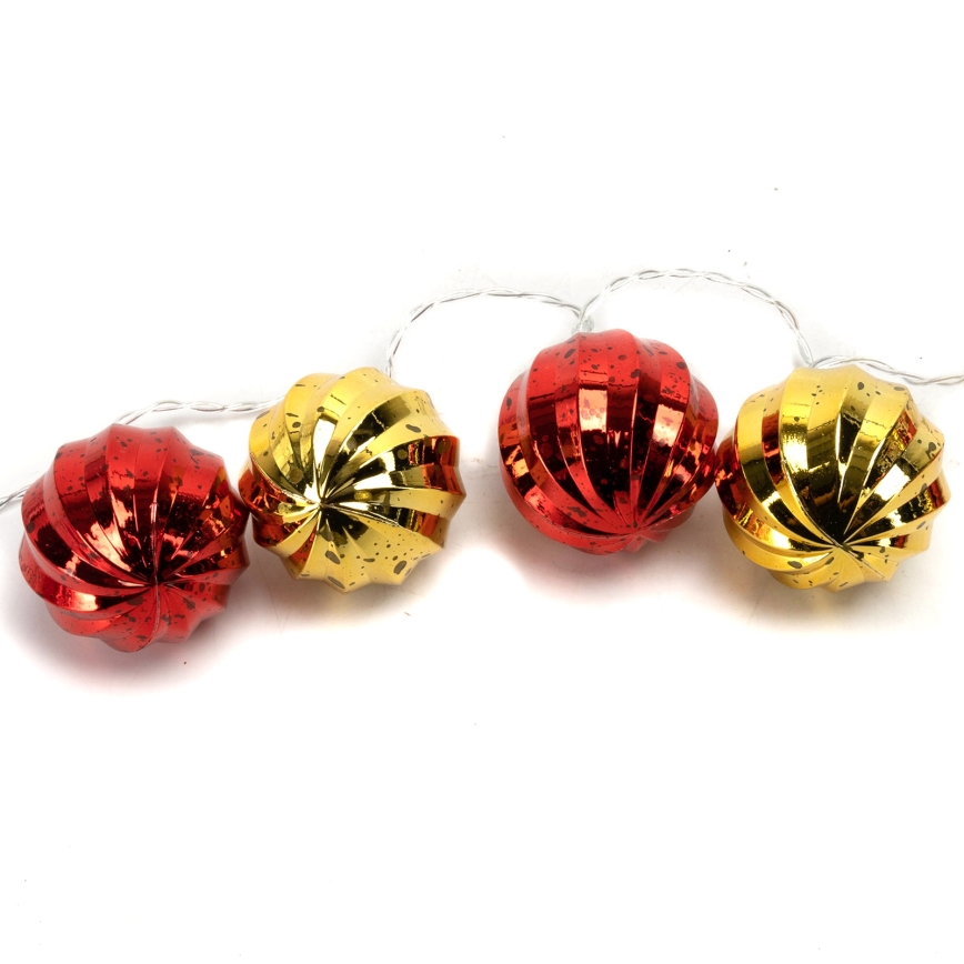 Aigostar - LED-Weihnachtslichterkette 20xLED/3xAA 2 m warmweiß