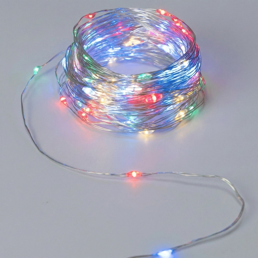 Aigostar - LED-Weihnachtslichterkette 40xLED/2x3V 4m mehrfarbig