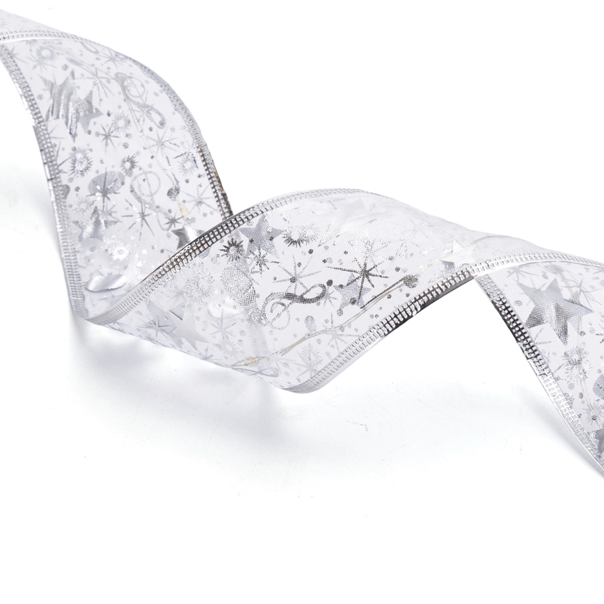 Aigostar - LED Weihnachtslichterkette 50xLED/3xAA 5 m warmweiß silber