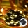 Aigostar - LED-Weihnachtslichterkette für den Außenbereich 100xLED/8 Funktionen 3xAA 10,3m IP44 warmweiβ