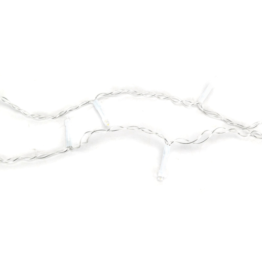 Aigostar -LED-Weihnachtslichterkette für den Außenbereich 100xLED/8 Funktionen 4,5x1,5m IP44 kaltweiß