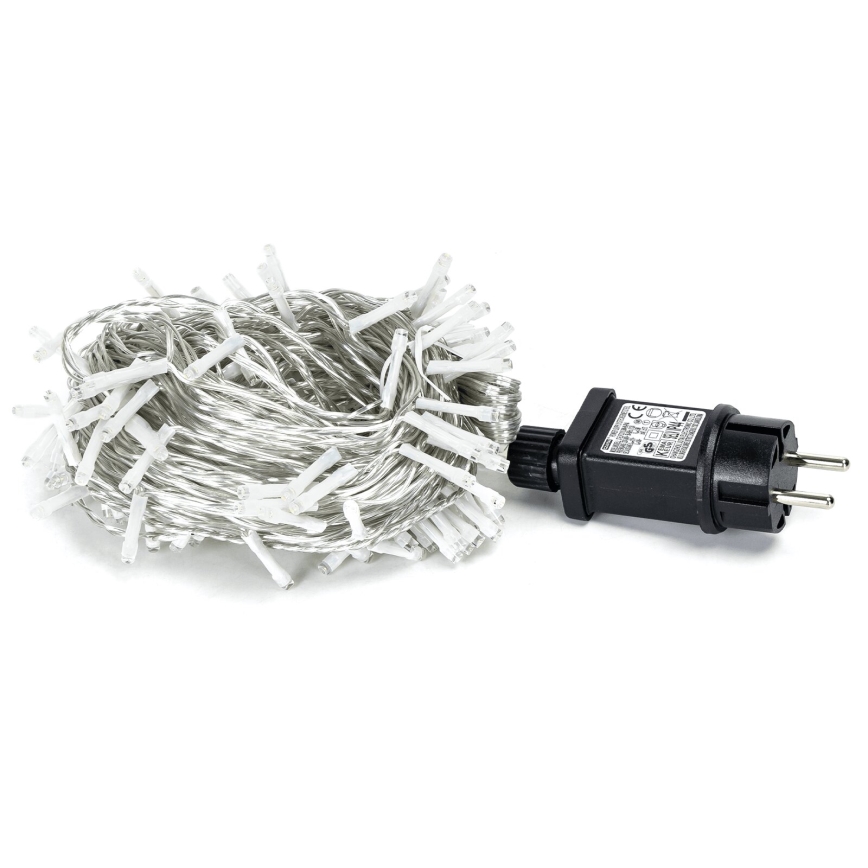 Aigostar - LED-Weihnachtslichterkette für den Außenbereich 150xLED/8 Funktionen 18m IP44 kaltweiß