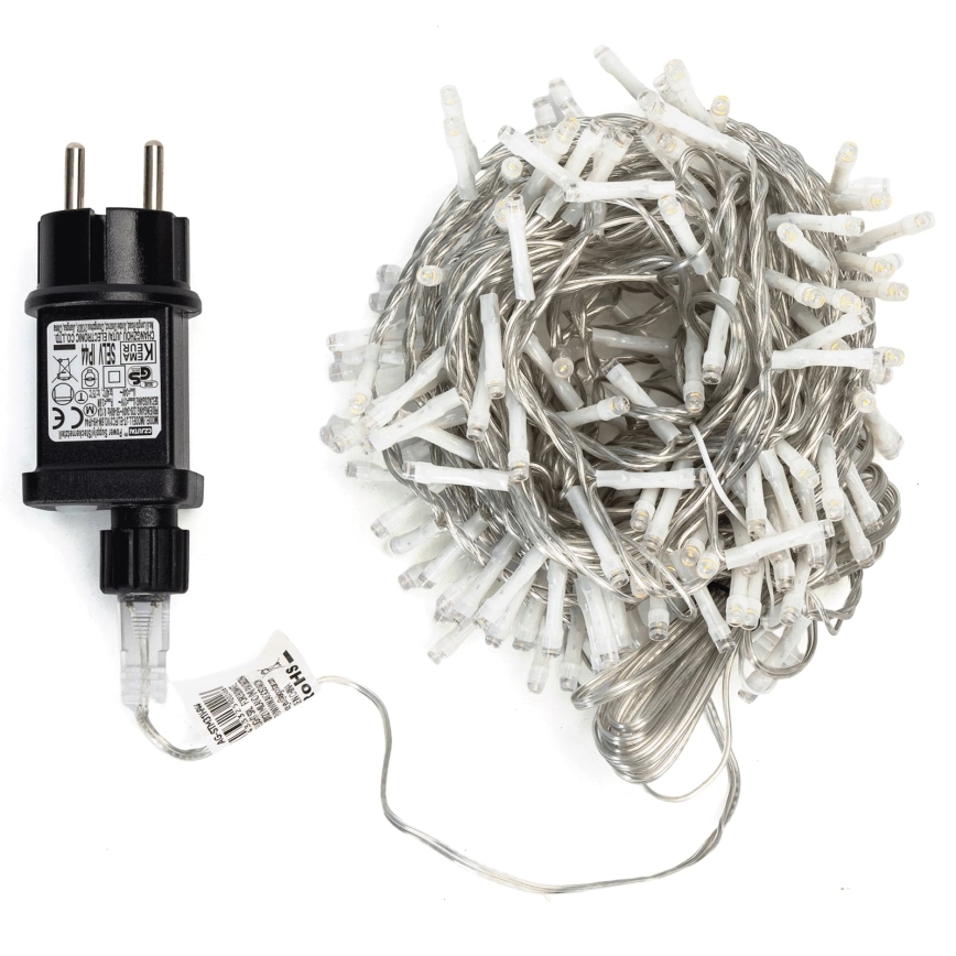 Aigostar - LED-Weihnachtslichterkette für den Außenbereich, 200 LEDs / 8 Funktionen, 13m, IP44, warmweiß