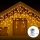 Aigostar - LED-Weihnachtslichterkette für den Außenbereich 200xLED/8 Funktionen 13x0,6m IP44 warmweiβ
