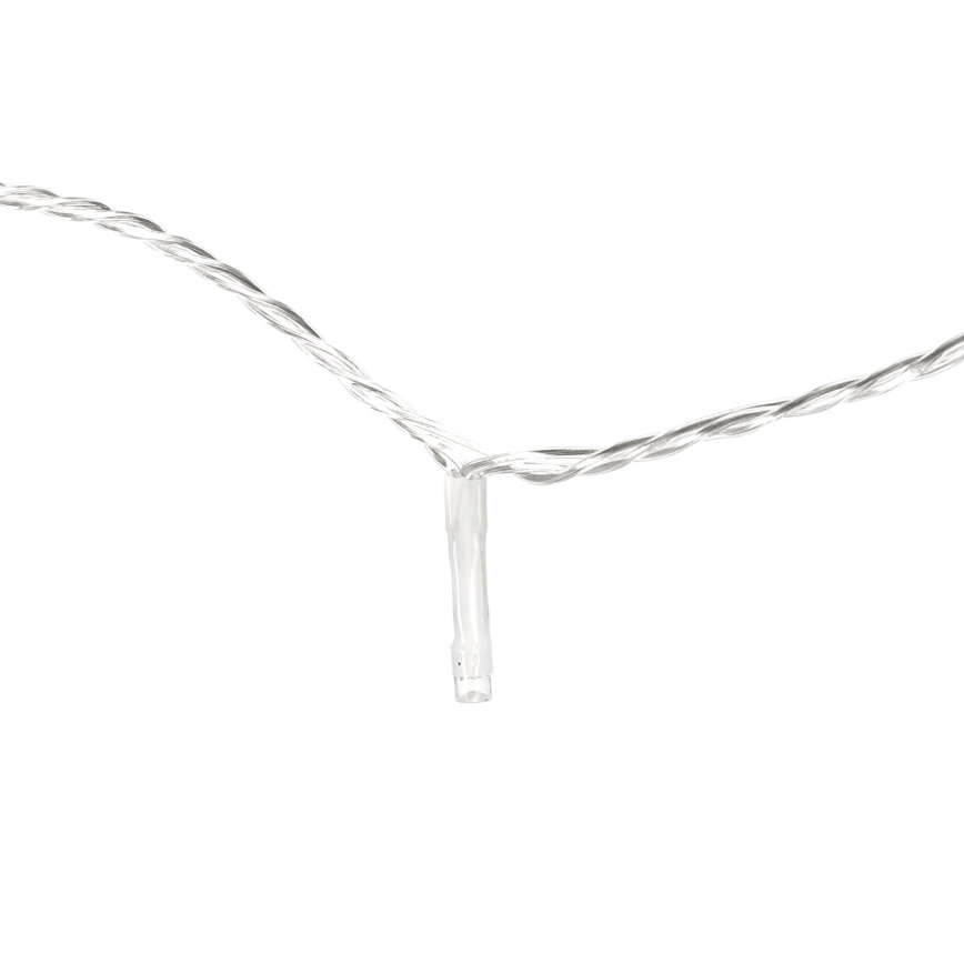 Aigostar - LED-Weihnachtslichterkette für den Außenbereich 50xLED/8 Funktionen 8m IP44 warmweiβ