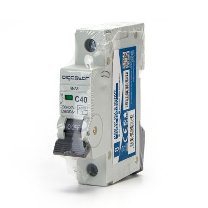Aigostar - Leitungsschutzschalter einphasig 1P-40A-C 230-400V