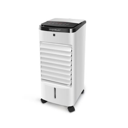 Aigostar - Luftkühler 60W/230V weiß/schwarz + Fernbedienung