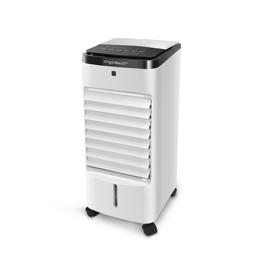 Aigostar - Luftkühler 60W/230V weiß/schwarz + Fernbedienung