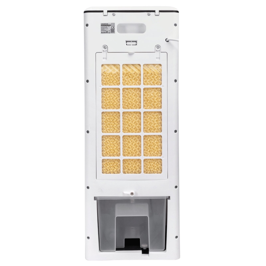 Aigostar - Luftkühler 80W/230V weiß + Fernbedienung