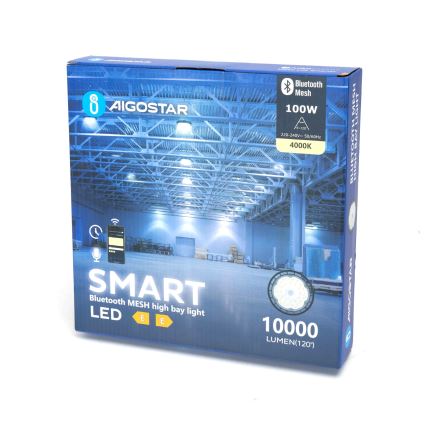Aigostar - LED Industrie-Dimmbares Außenleuchte MESH High Bay LED/100W/230V 4000K IP65