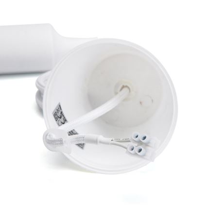 Aigostar - Netzkabel 1xE27/60W/250V weiß