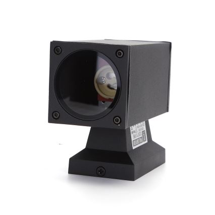 Aigostar - Outdoor-Wandleuchte 1xGU10/230V schwarz IP65 eckig