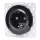 Aigostar - Rahmenlose SCHUKO-Haushaltssteckdose 250V/16A, schwarz