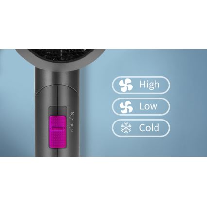 Aigostar - Reise-Haartrockner 1800W/230V violett/schwarz
