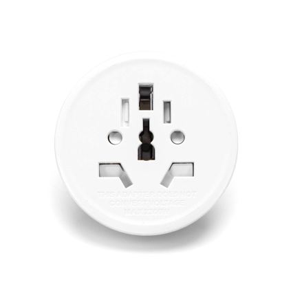 Aigostar - Reiseadapter für EU-Steckdosen, weiß