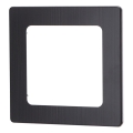 Aigostar - Schlichter Aluminiumrahmen, schwarz
