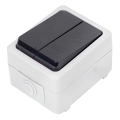 Aigostar - Serienschalter für den Haushalt 250V/10A IP54