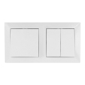 Aigostar - SET 2x Home Schalter mit einem Rahmen