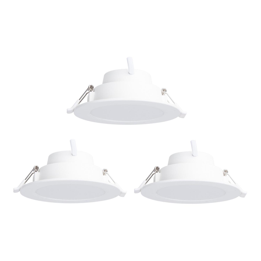 Aigostar - SET 3 x LED RGB Dimmbare Einbauleuchte MESH LED/6W/230V 2700K-6500K d 11,5cm