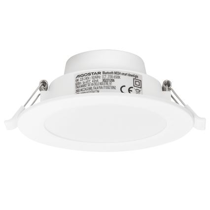 Aigostar - SET 3x Dimmbare LED-Einbauleuchte MESH LED/6W/230V 2700K-6500K d 11,5cm