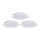 Aigostar - SET 3x Dimmbare LED-Einbauleuchte MESH LED/9W/230V 2700K-6500K d 14,5 cm