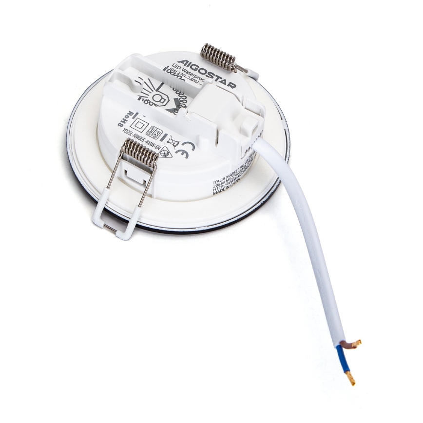 Aigostar - SET 3x LED-Einbauleuchte für den Außenbereich LED/4,8W/230V 4000K IP65 schwarz