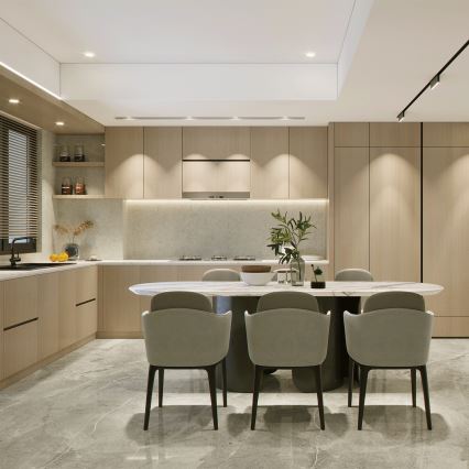 Aigostar - Set 3x LED-Einbauleuchte LED/5W/230V 3000K Ø 8,5 cm weiß