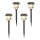 Aigostar - SET 4x LED-RGB-Solarleuchte LED/0,2W/2V IP44