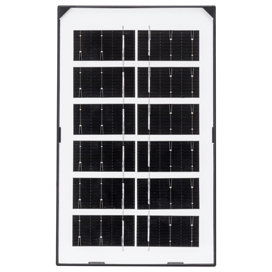 Aigostar - LED-Solarleuchte mit Sensor LED/35W/12V 3000 mAh 6500K Ø 15 cm + Fernbedienung