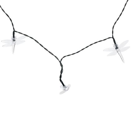 Aigostar - LED Solar-Lichterkette 50xLED/8 Funktionen 10 m 800 mAh IP65 warmweiß