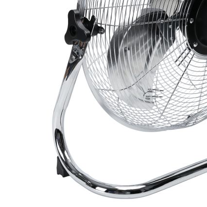 Aigostar - Standventilator 100W/230V Ø 54 cm glänzender Chrom